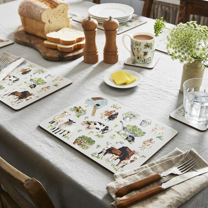 Portman Farm Coasters 4 Pack