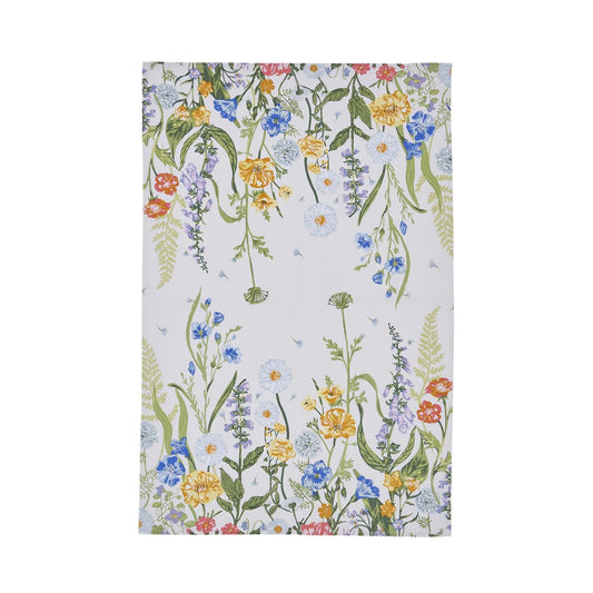 Cottage Garden Cotton Tea Towel