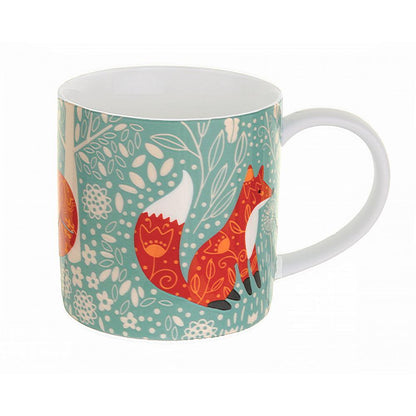 Foraging Fox Bone China Mug