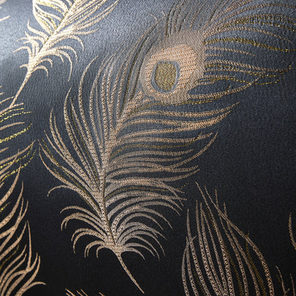 Dandy Duvet Cover Set in Black/Gold
