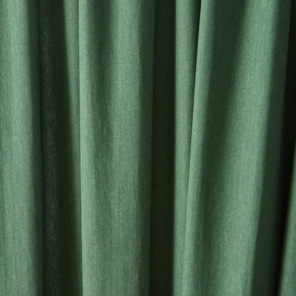 Dijon Pencil Pleat Curtains in Bottle Green