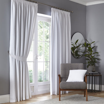 Dijon Curtain Tiebacks in White