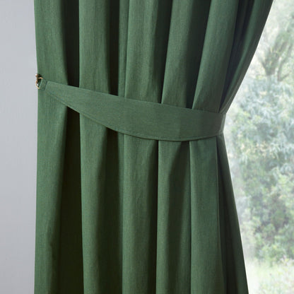 Dijon Curtain Tiebacks in Bottle Green
