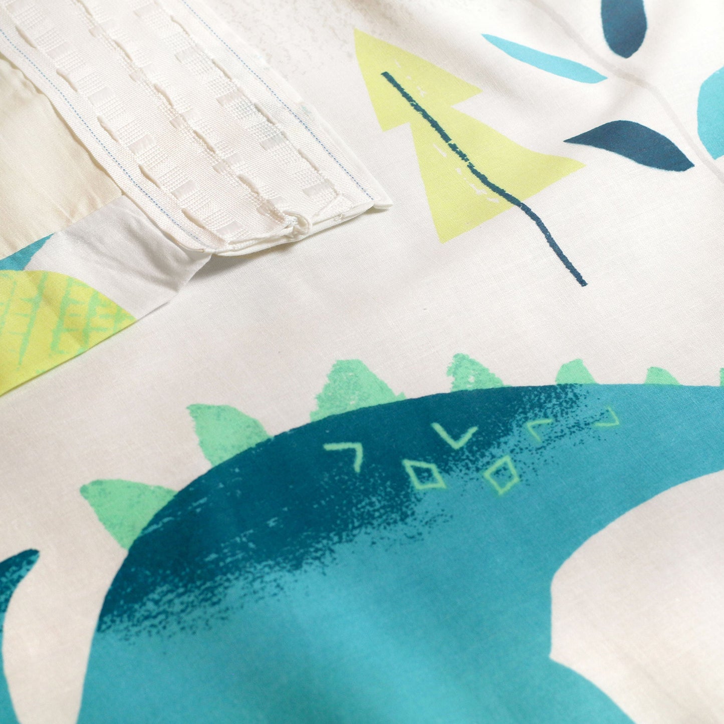 Dino Pencil Pleat Curtains in Multicolour