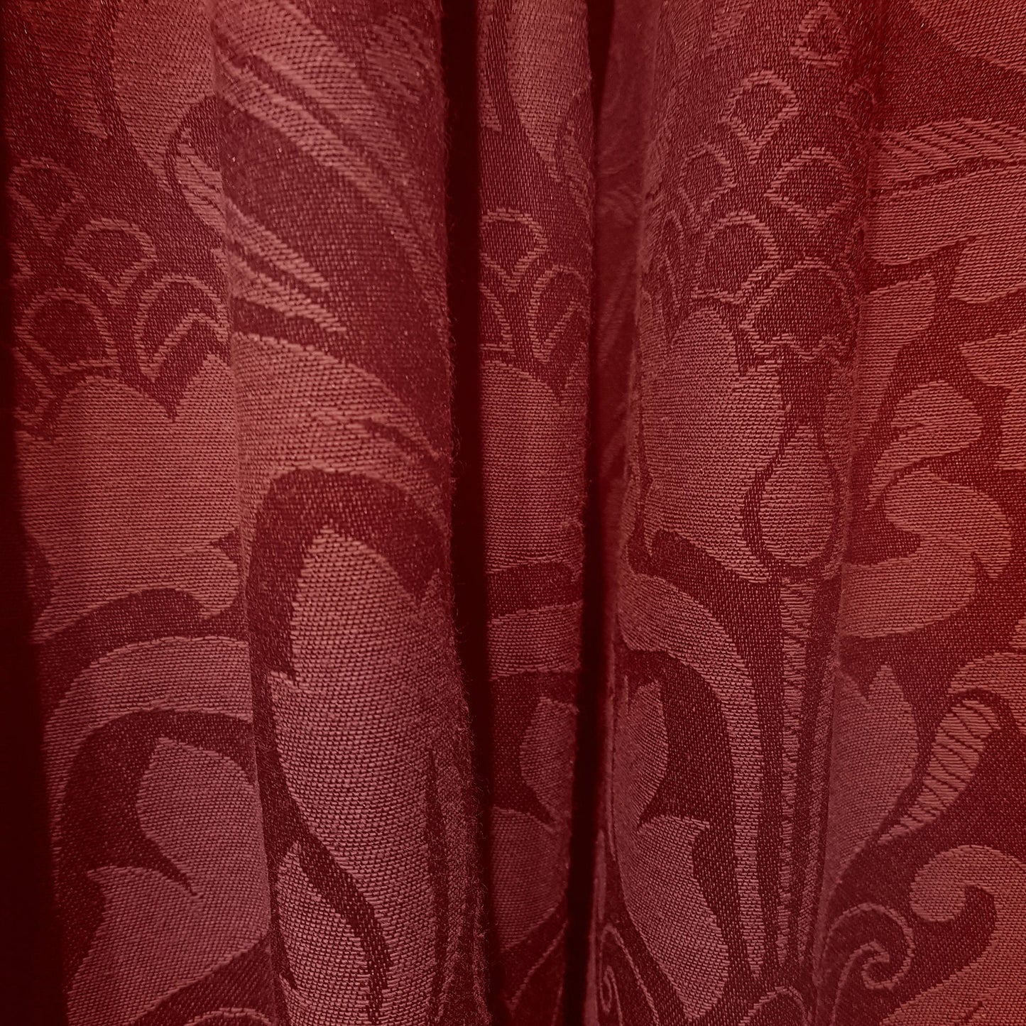 Eastbourne Pencil Pleat Curtains in Burgundy