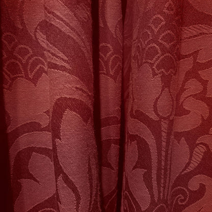 Eastbourne Pencil Pleat Curtains in Burgundy