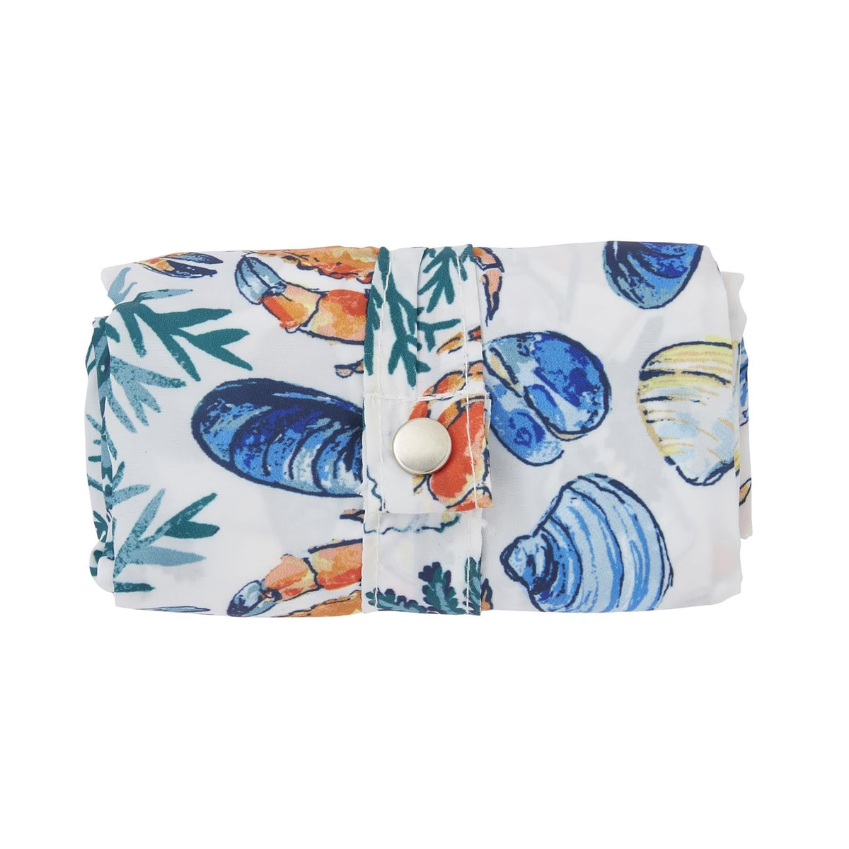 Shellfish Foldable Tote Bag Medium in Green