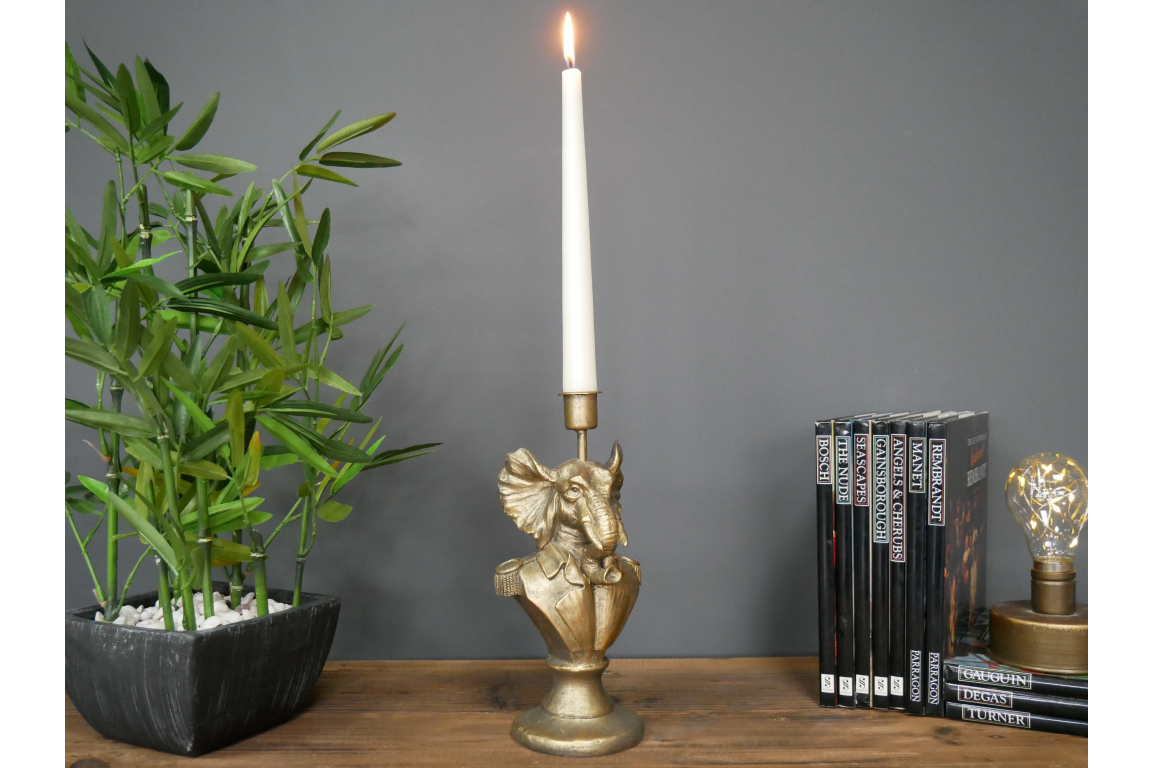 Elephant Candlestick Holder