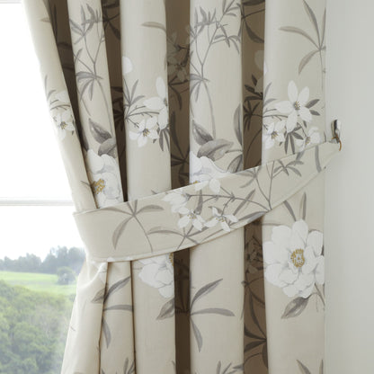 Eve Pencil Pleat Curtains in Natural