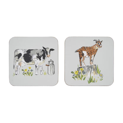 Portman Farm Coasters 4 Pack