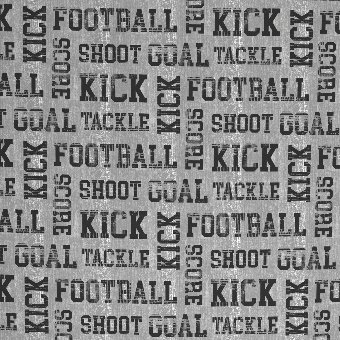 Football Pencil Pleat Curtains in Grey