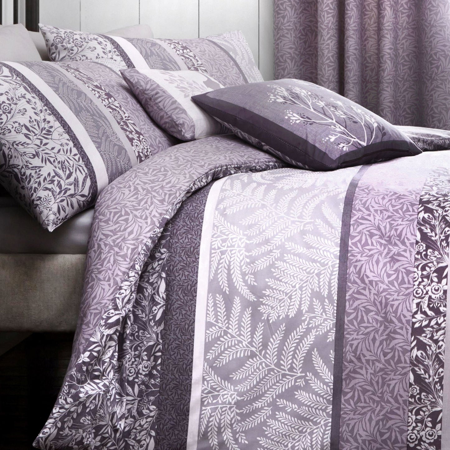 Hanworth Duvet Cover Set in Heather