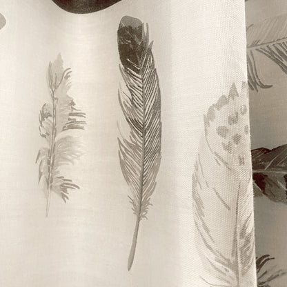 Idaho Eyelet Curtains in Charcoal