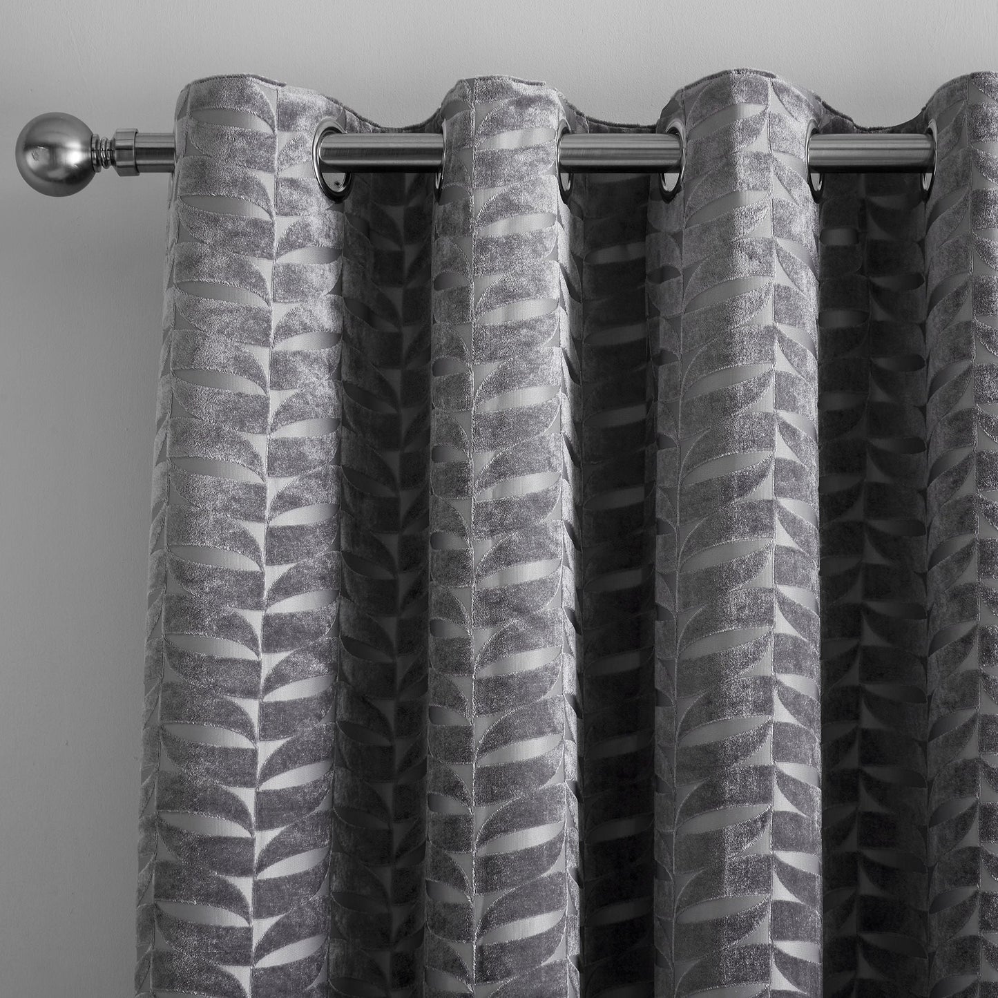 Kendal Eyelet Curtains in Charcoal