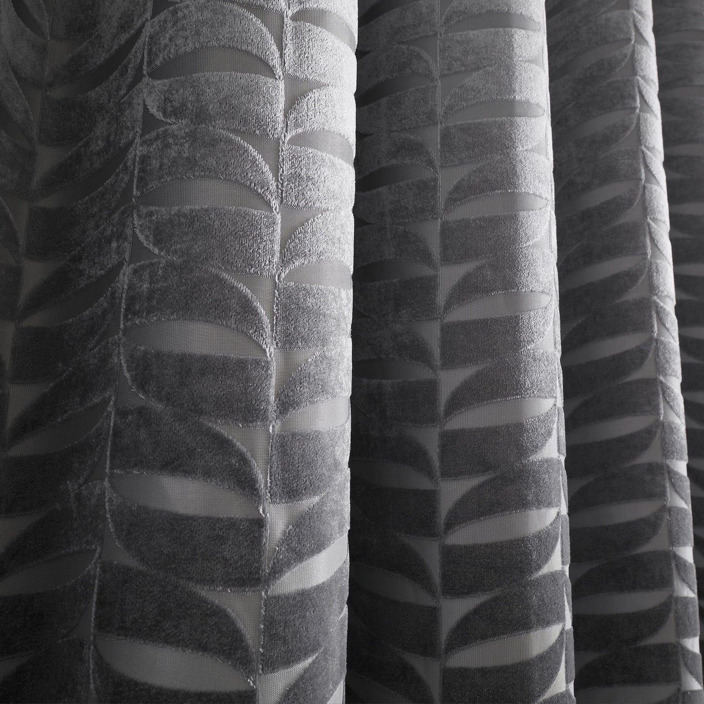 Kendal Eyelet Curtains in Charcoal