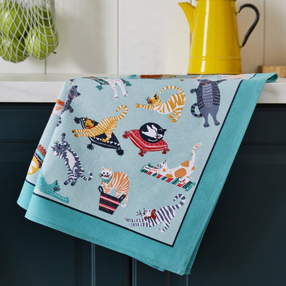 Kitty Cats Cotton Tea Towel