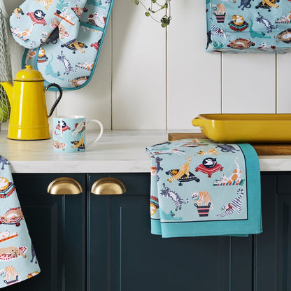 Kitty Cats Cotton Tea Towel