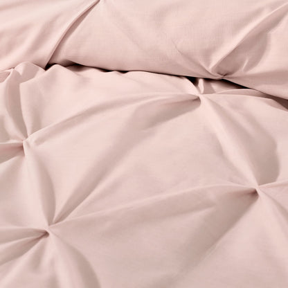 Lara Duvet Cover Set in Blush