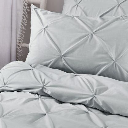 Lara Duvet Cover Set in Silver