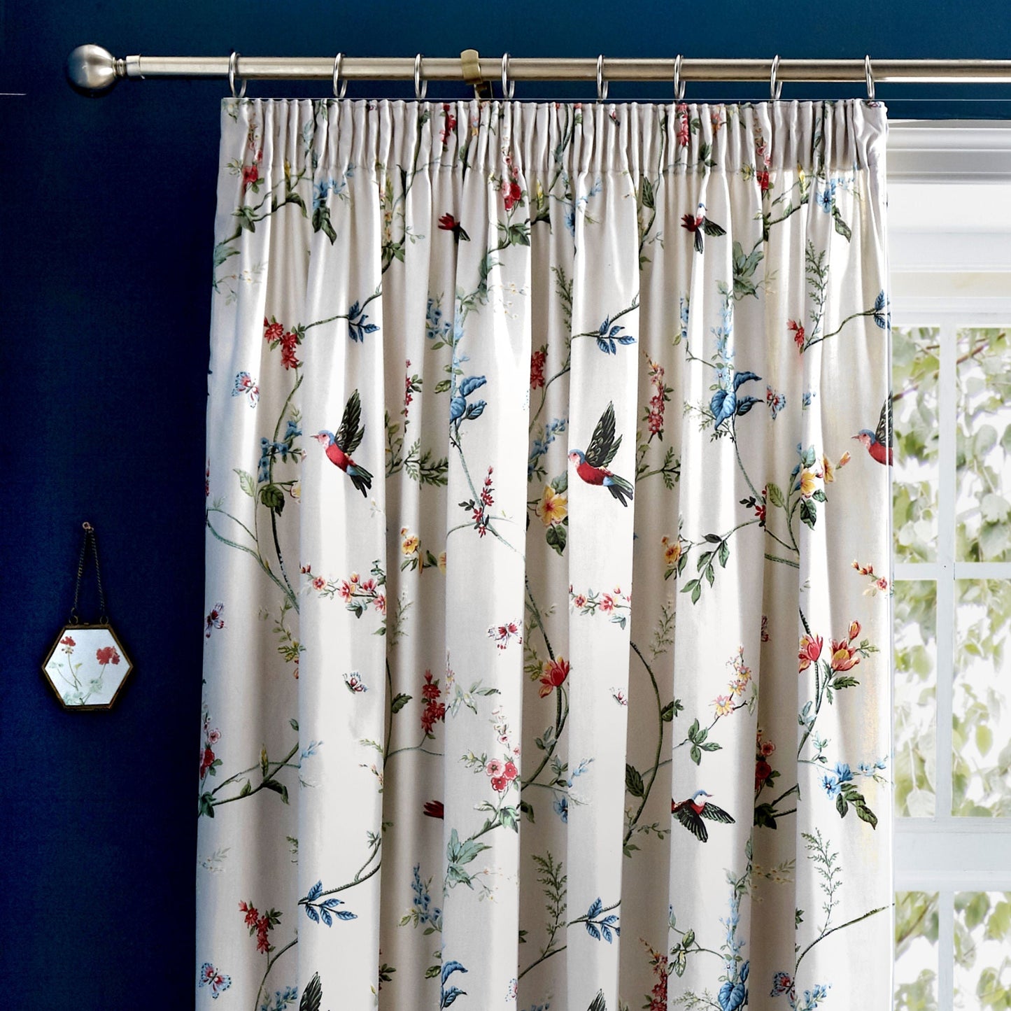 Mansfield Pencil Pleat Curtains in Grey