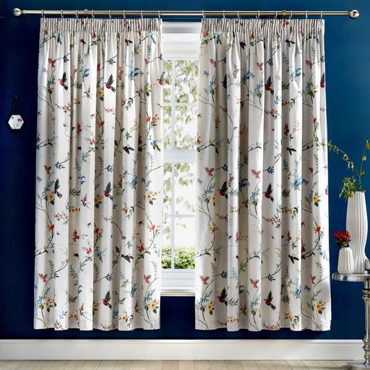 Mansfield Pencil Pleat Curtains in Grey