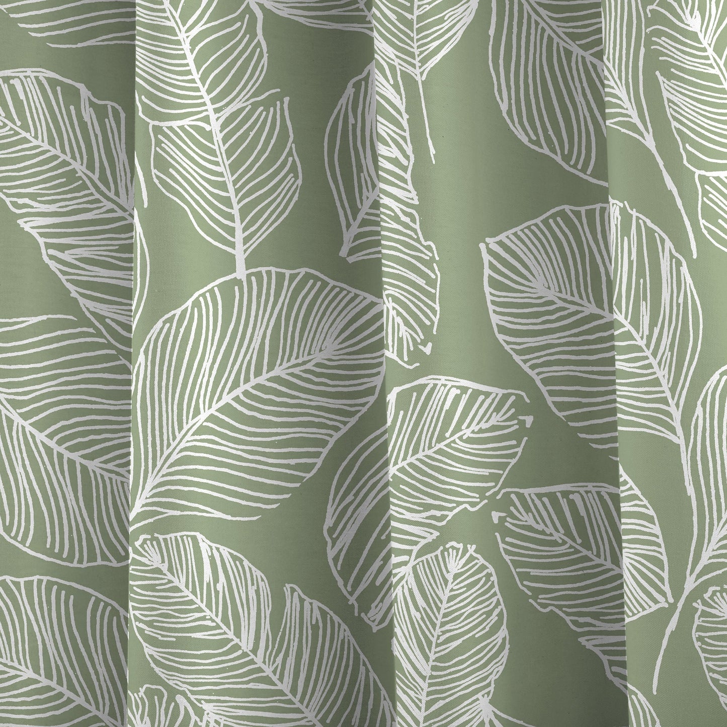 Matteo Eyelet Curtains in Green