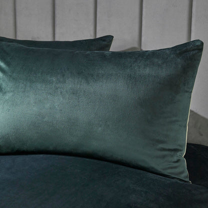 Montrose Duvet Cover Set in Bottle Green
