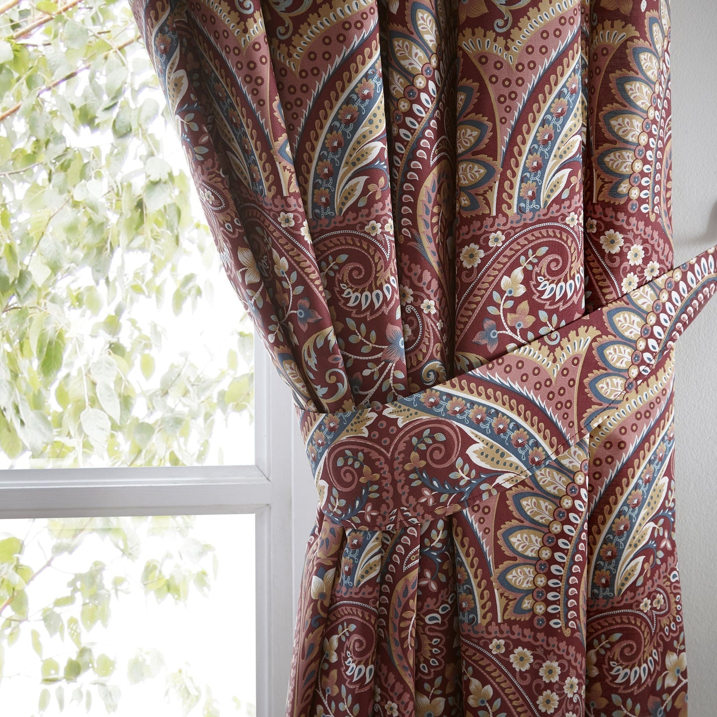 Palais Pencil Pleat Curtains in Multicolour