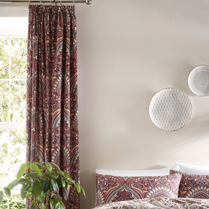 Palais Pencil Pleat Curtains in Multicolour