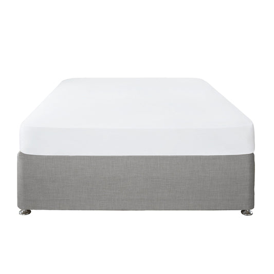Plain Dye 32cm Deep Fitted Bed Sheet in White