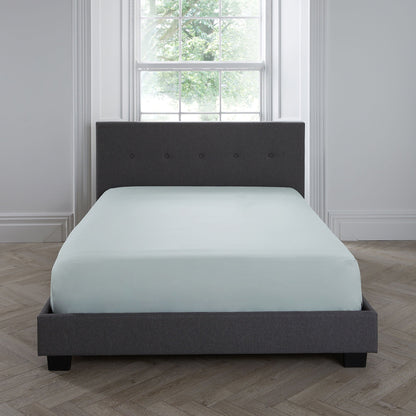 Plain Dyed 32cm Deep Fitted Bed Sheet in Green