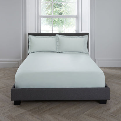 Plain Dyed 32cm Deep Fitted Bed Sheet in Green