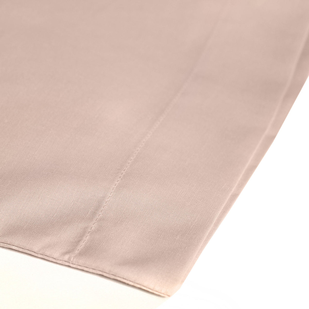 Plain Dyed Pair of Housewife Pillowcases in Blush