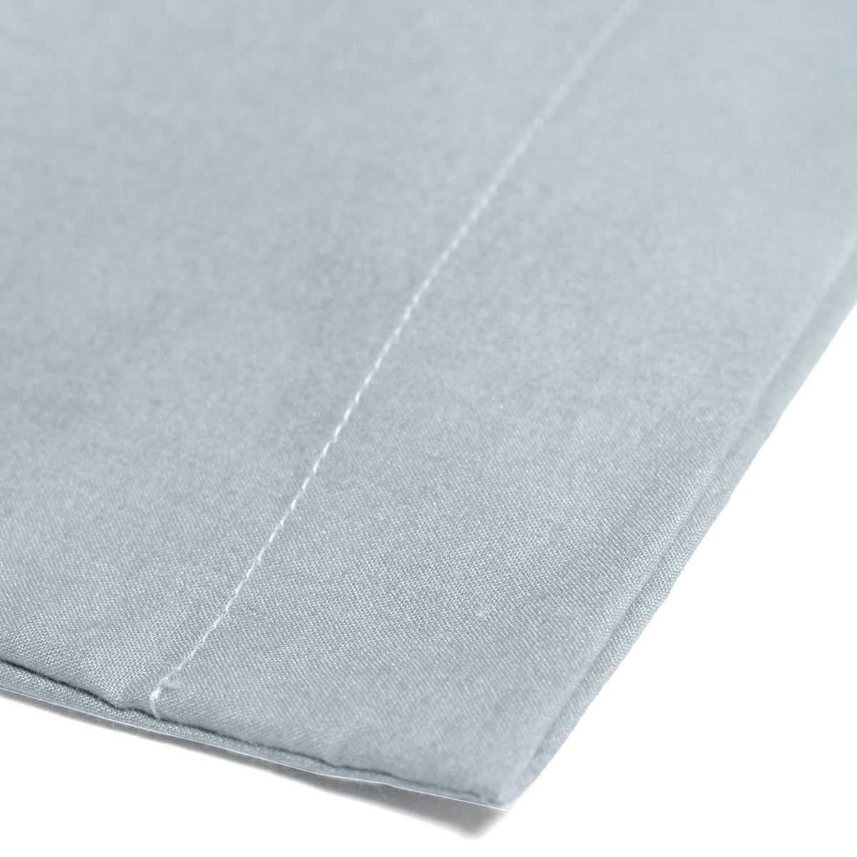Plain Dyed Pair of Housewife Pillowcases in Duck Egg