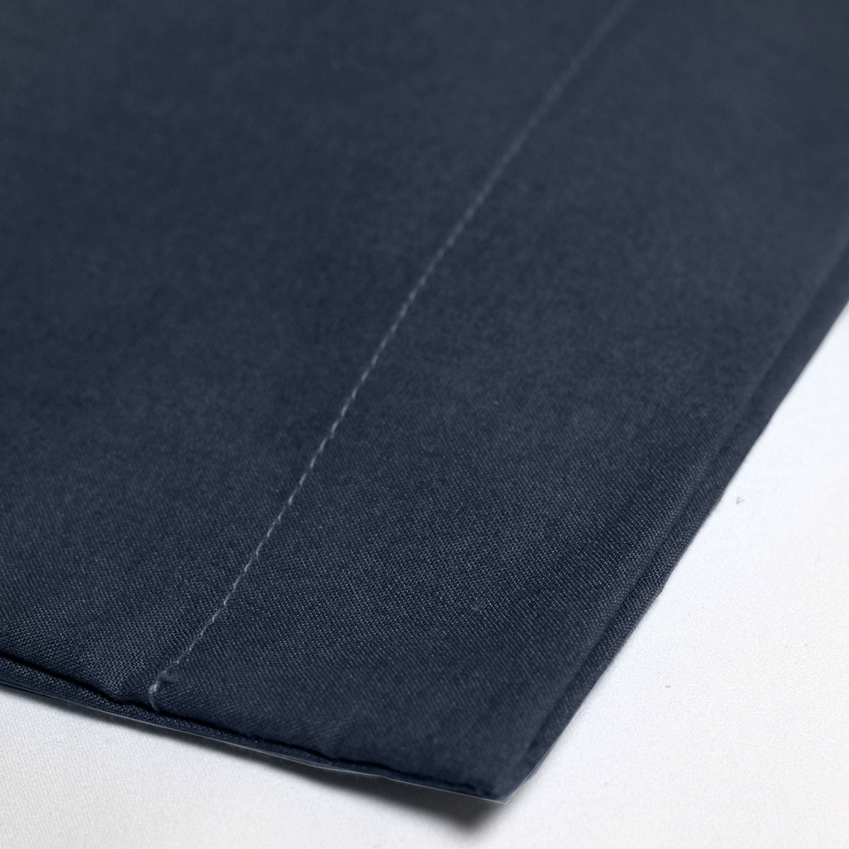 Plain Dyed Pair of Housewife Pillowcases in Navy
