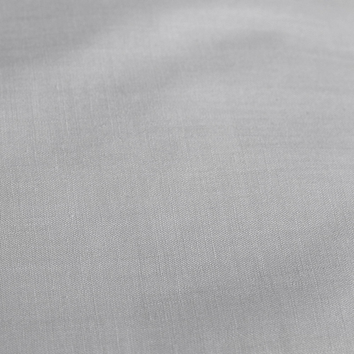 Plain Dyed Pair of Housewife Pillowcases in Silver