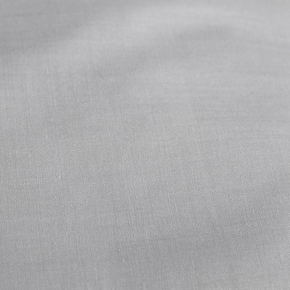 Plain Dyed Pair of Housewife Pillowcases in Silver