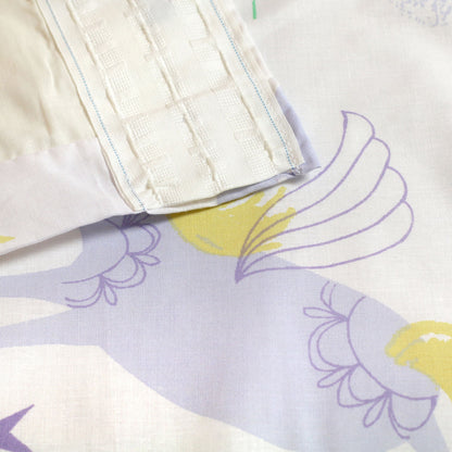 Rainbow Unicorn Pencil Pleat Curtains in Multicolour