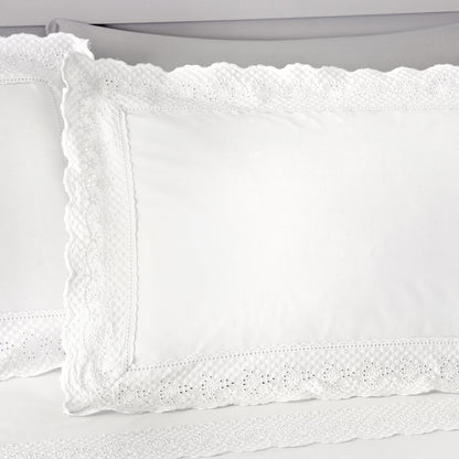 Renaissance Duvet Cover Set in White