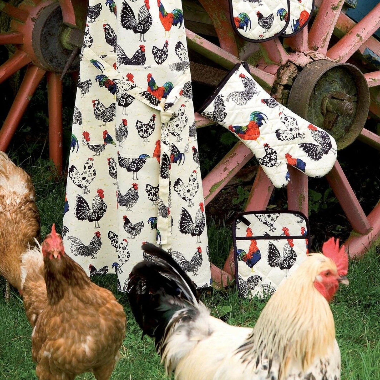 Rooster Cotton Tea Towel