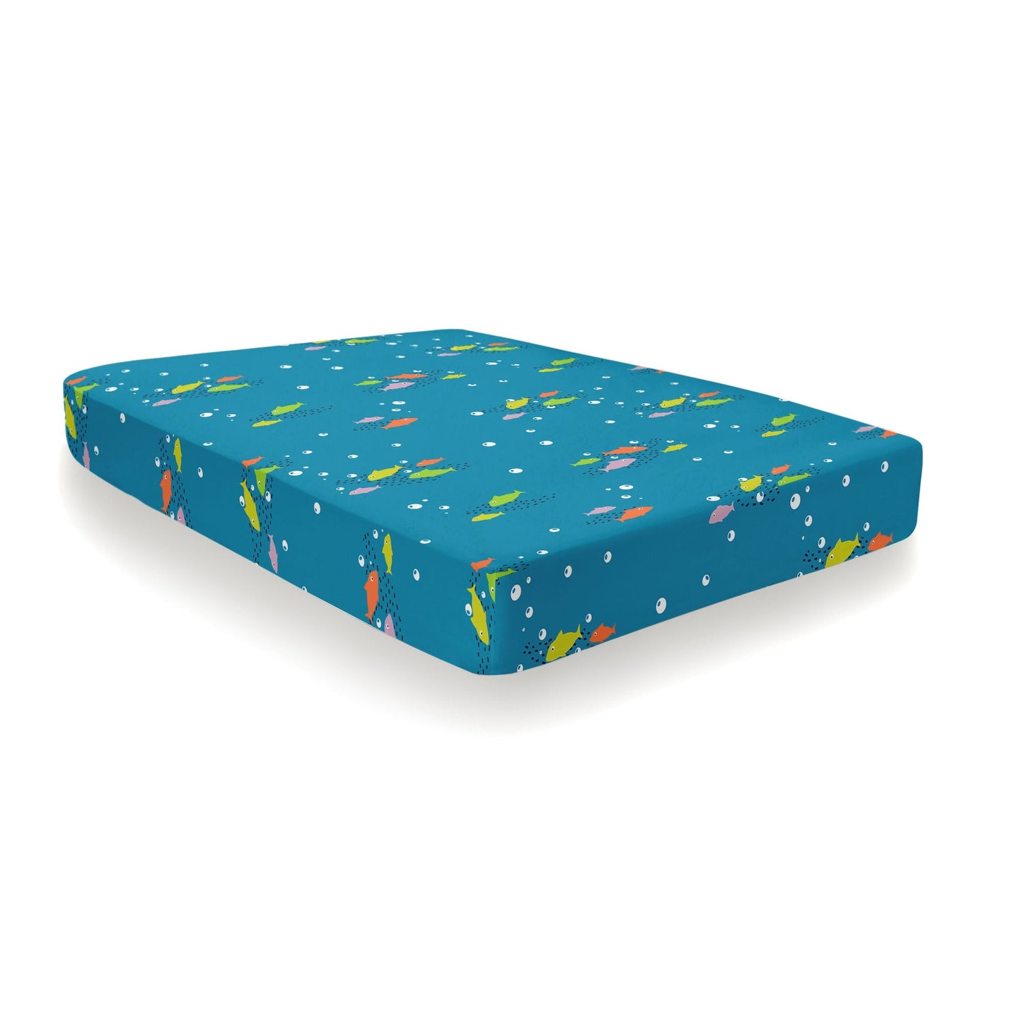 Sea Life Deep Fitted Bed Sheet in Multicolour