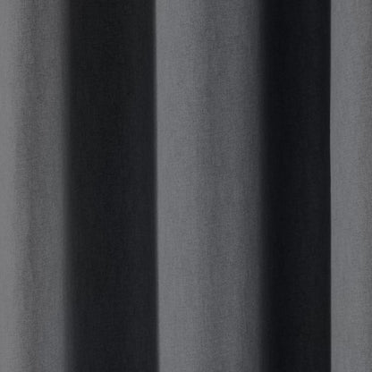 Sorbonne Eyelet Curtains in Charcoal