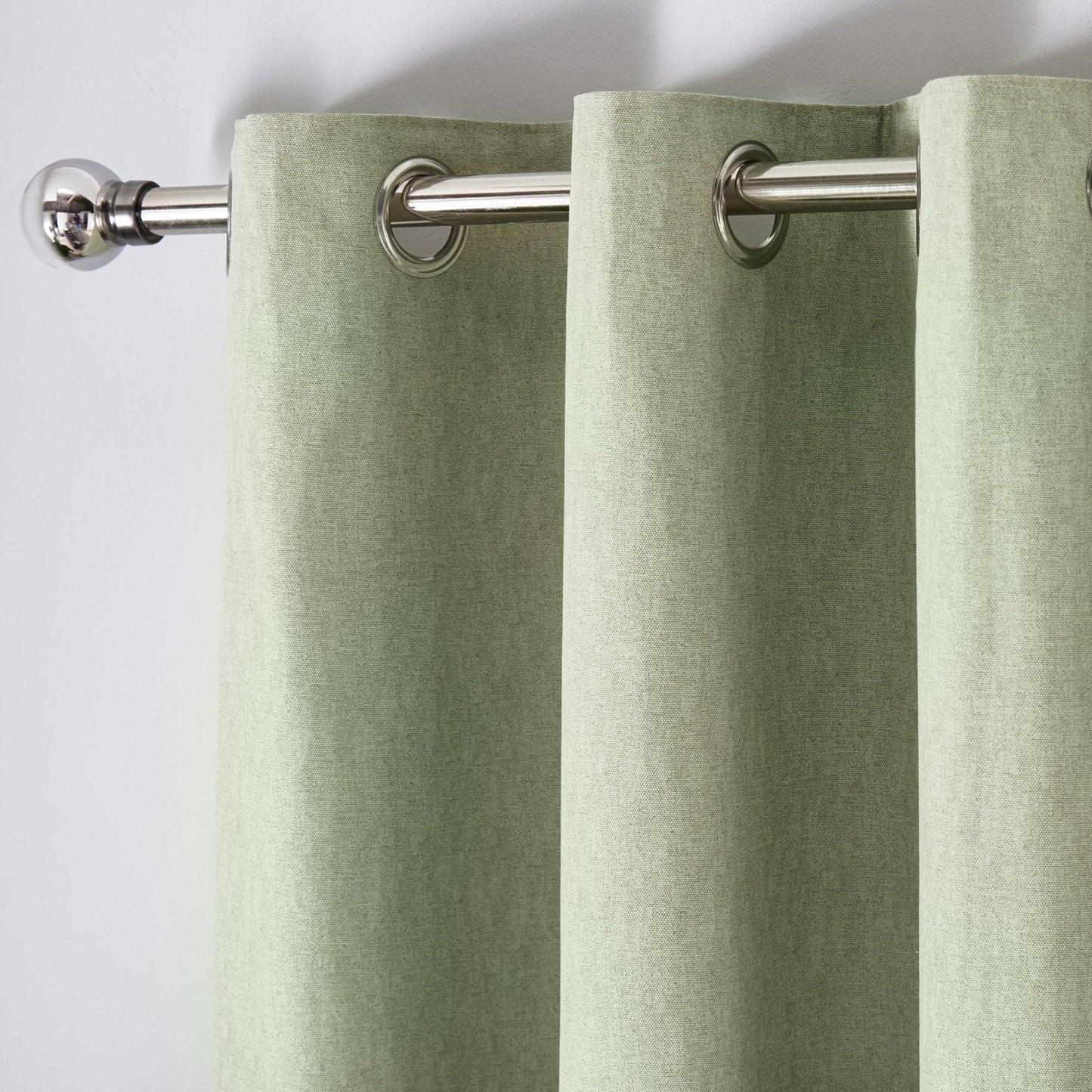 Sorbonne Eyelet Curtains in Green