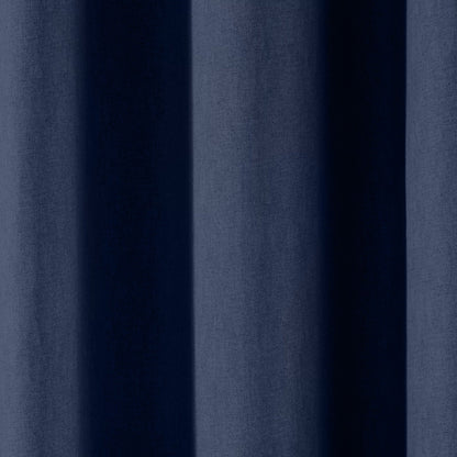 Sorbonne Eyelet Curtains in Navy