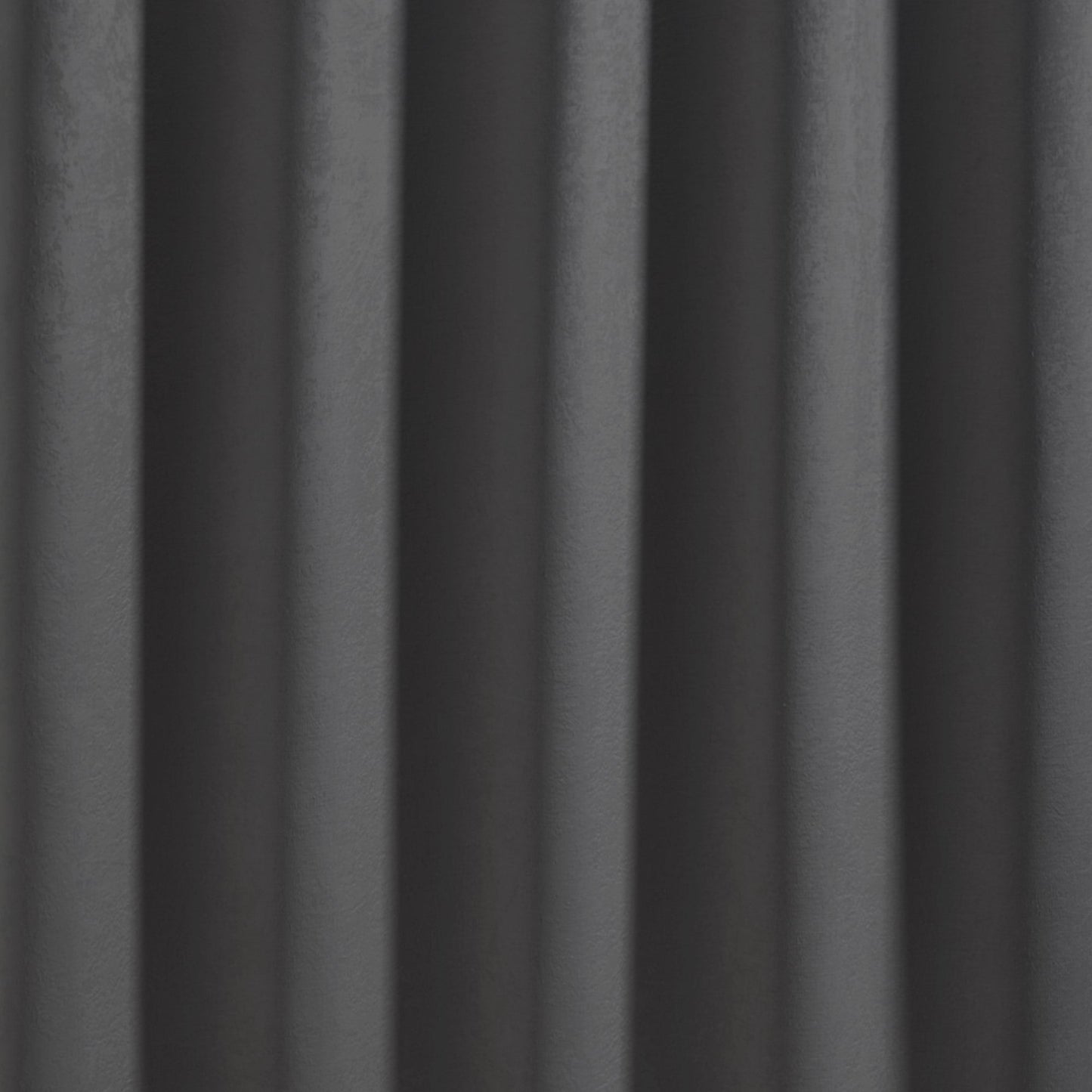 Strata Eyelet Single Panel Door Curtain in Charcoal