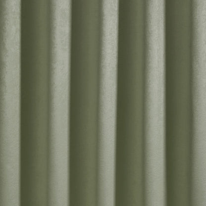 Strata Eyelet Single Panel Door Curtain in Green