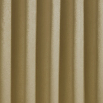 Strata Eyelet Single Panel Door Curtain in Ochre