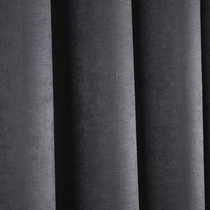 Strata Eyelet Curtains in Charcoal