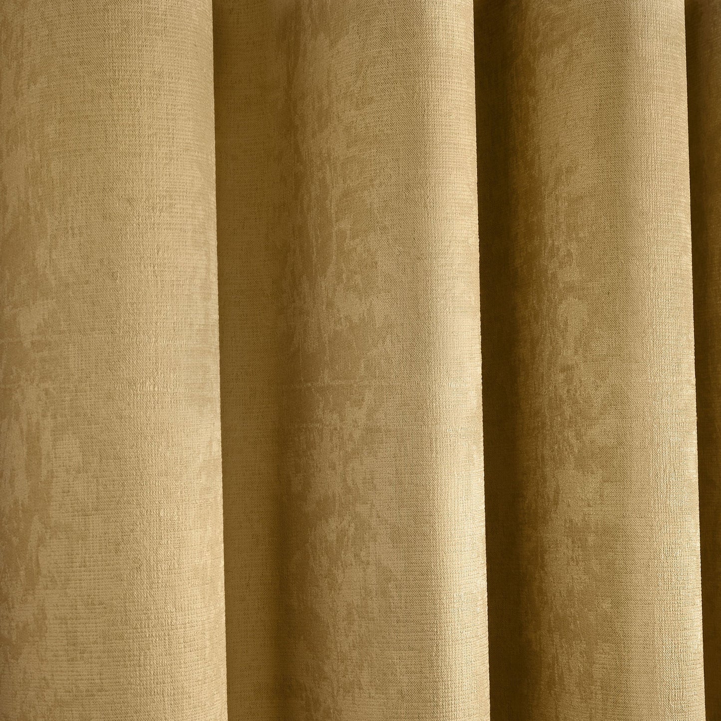 Strata Eyelet Curtains in Ochre