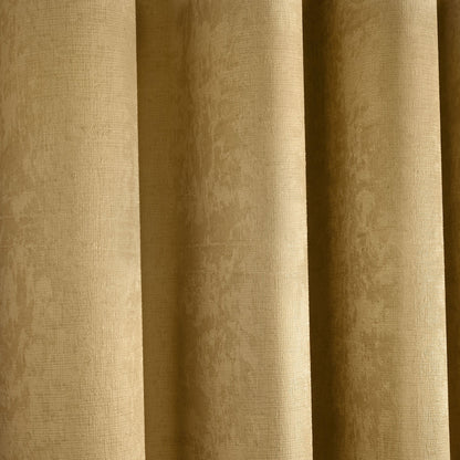 Strata Eyelet Curtains in Ochre